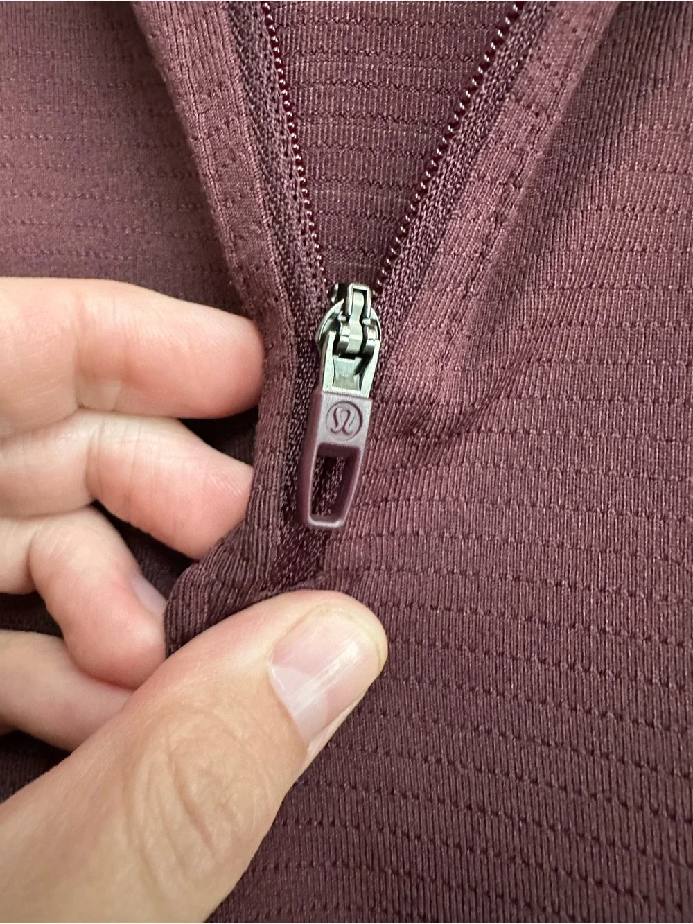 Lululemon Drysense Half Zip Pullover Burgundy Wine